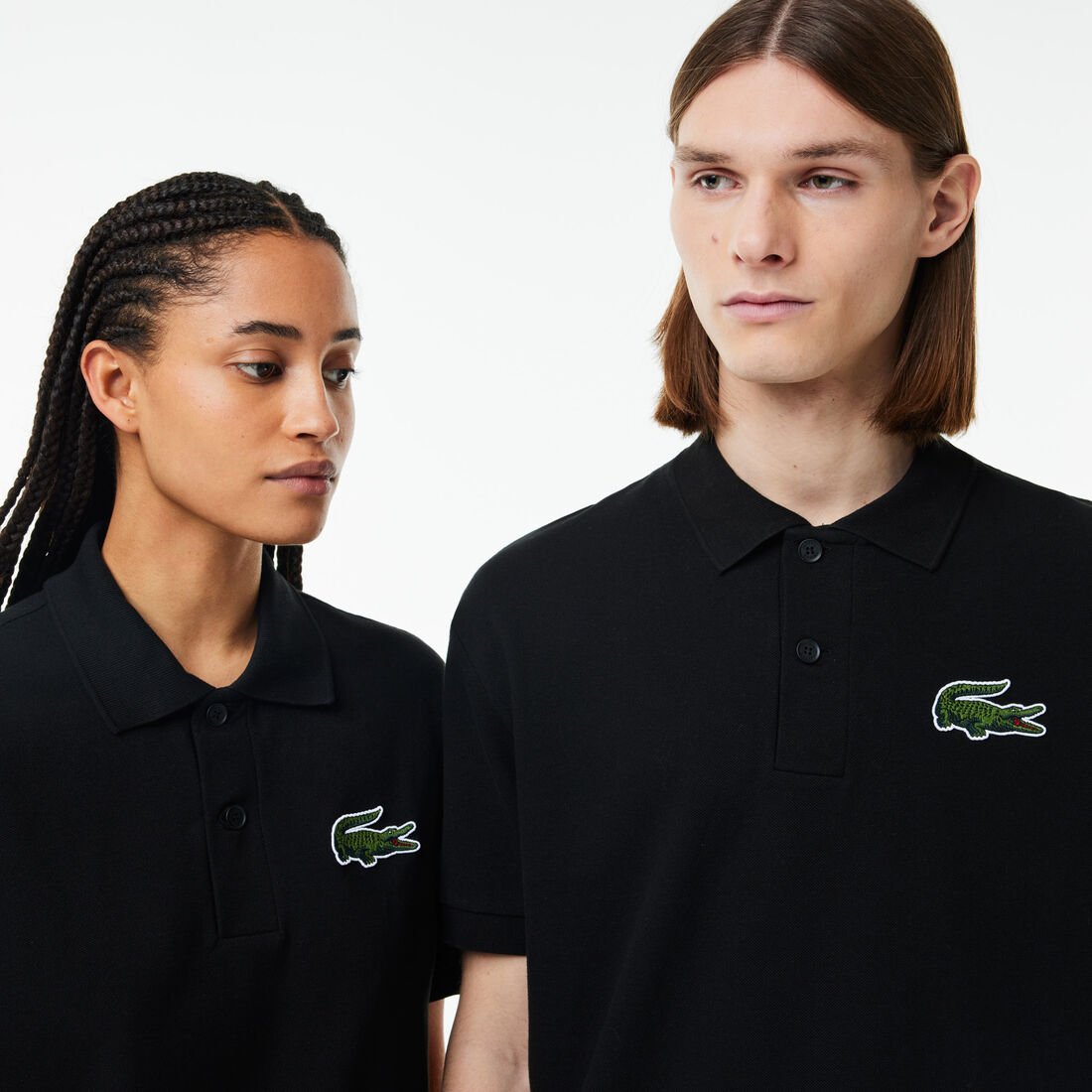 LACOSTE POLO TSHIRT SLIM FIT BIG G LOGO BLK