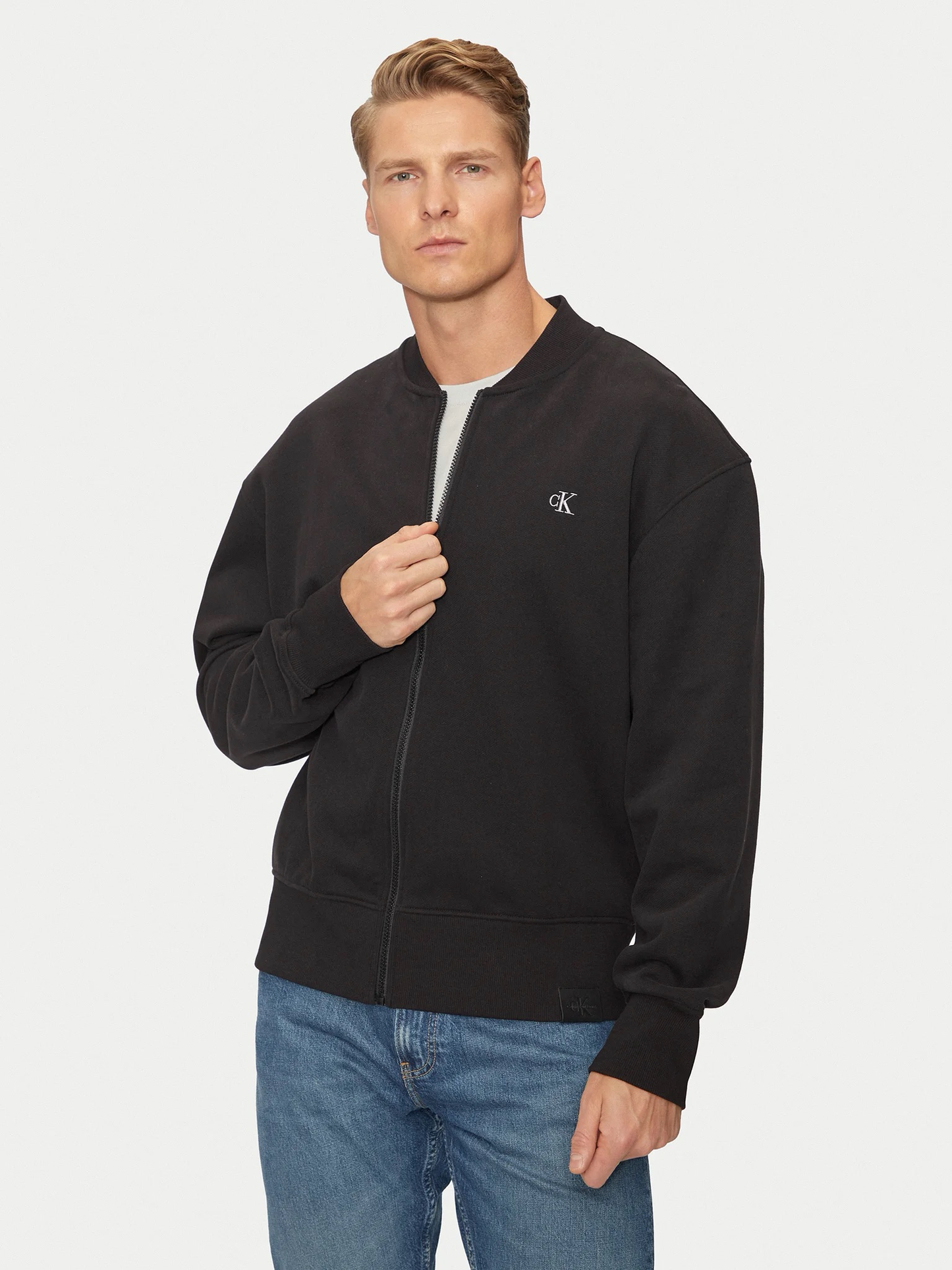 Calvin Klein Zip Up melton