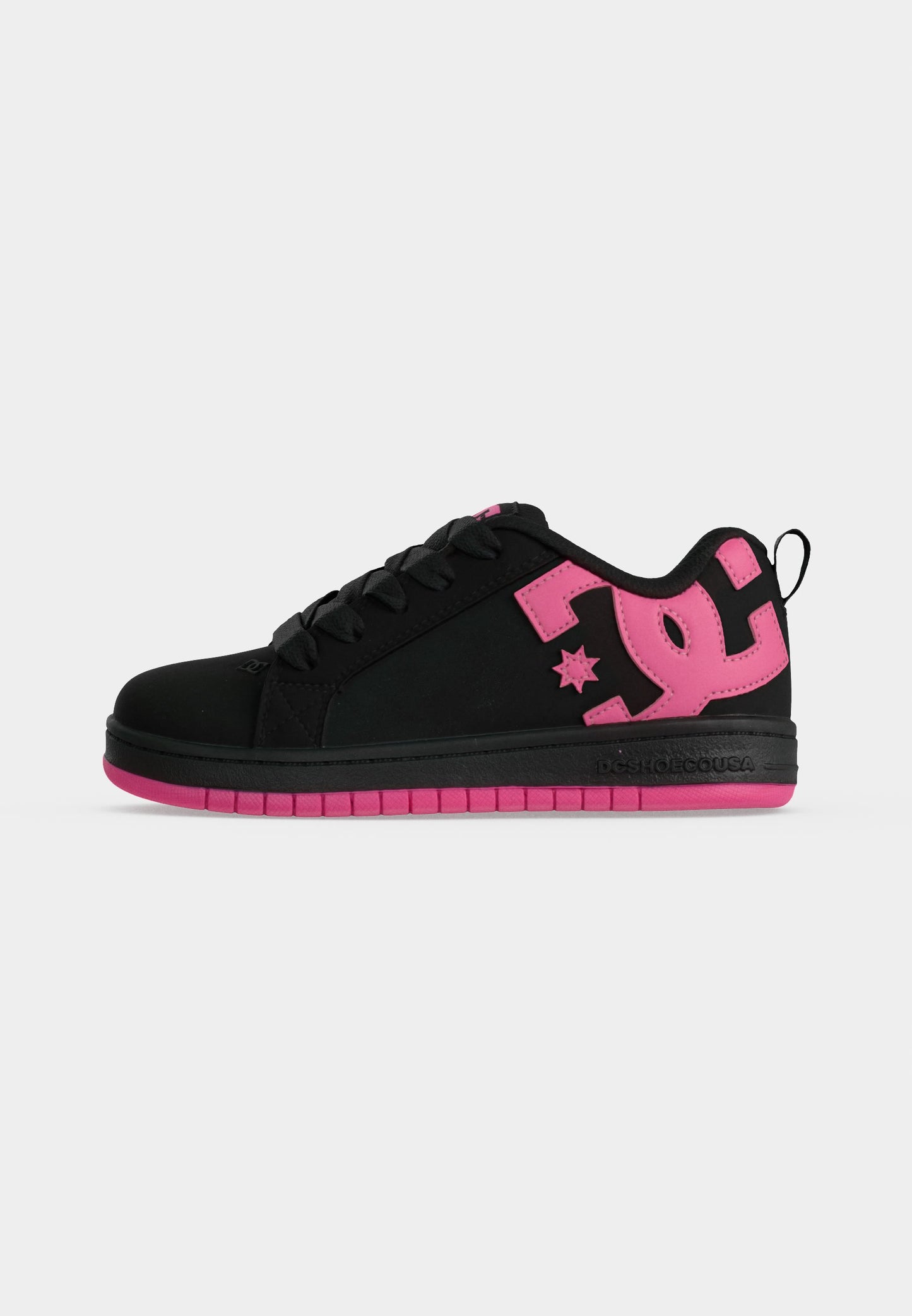 DC Shoes COURT GRAFFIK UNISEX - Skate shoes - black/pink