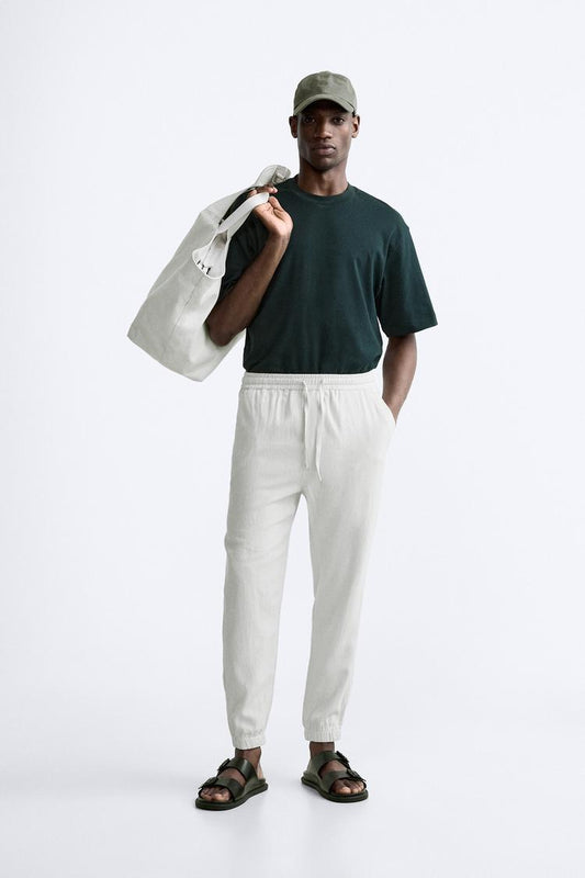 Zara Viscose Linen Pant