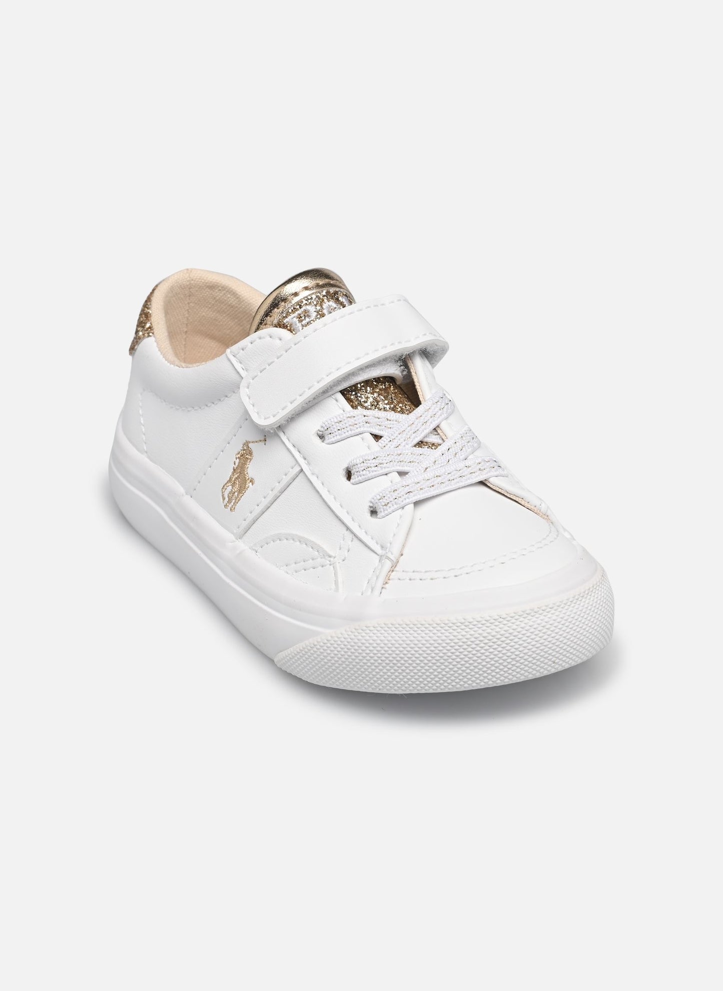RALPH LAUREN WHITE /GOLD SHOES  (without box)