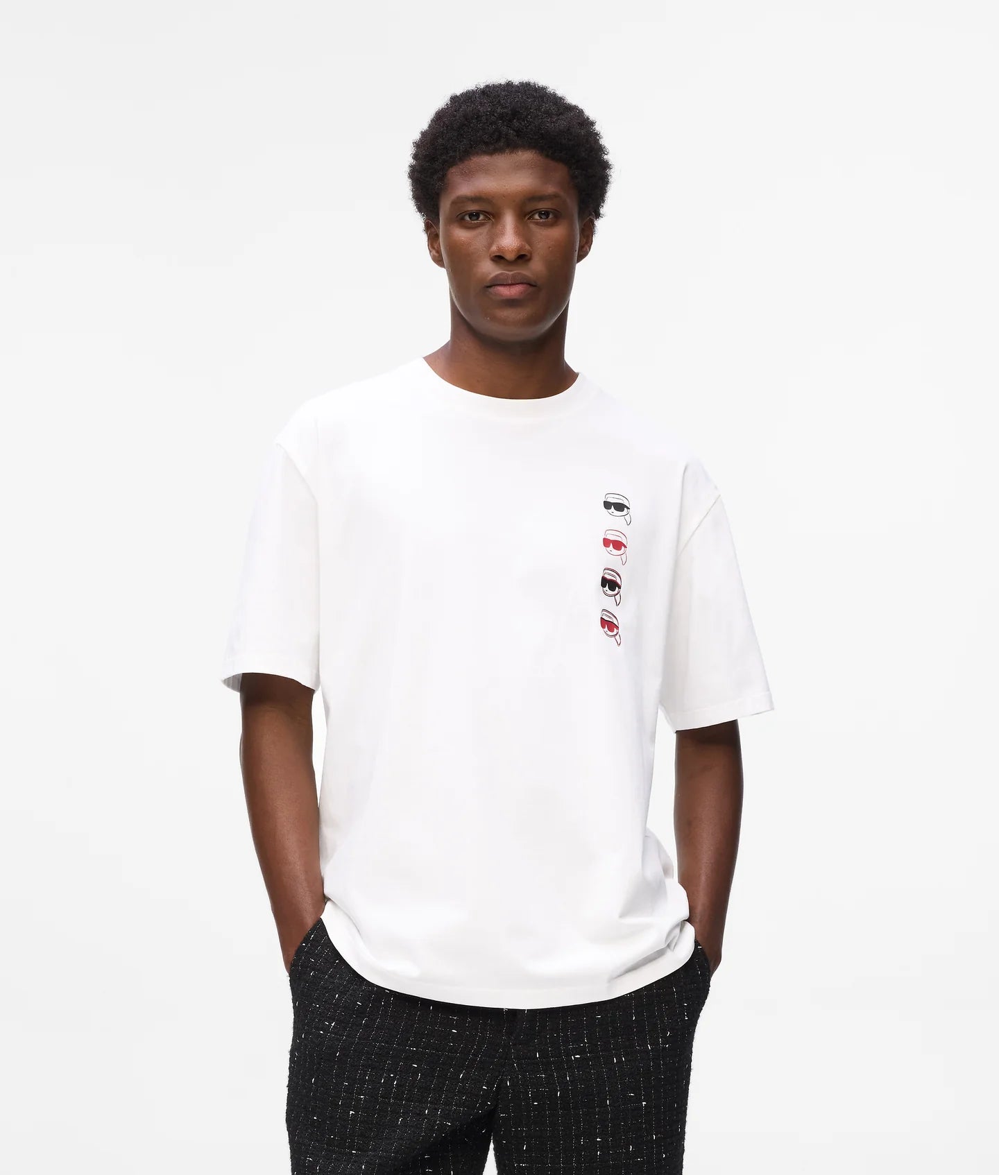 KARL LAGERFELD Ikon fusion T-shirt