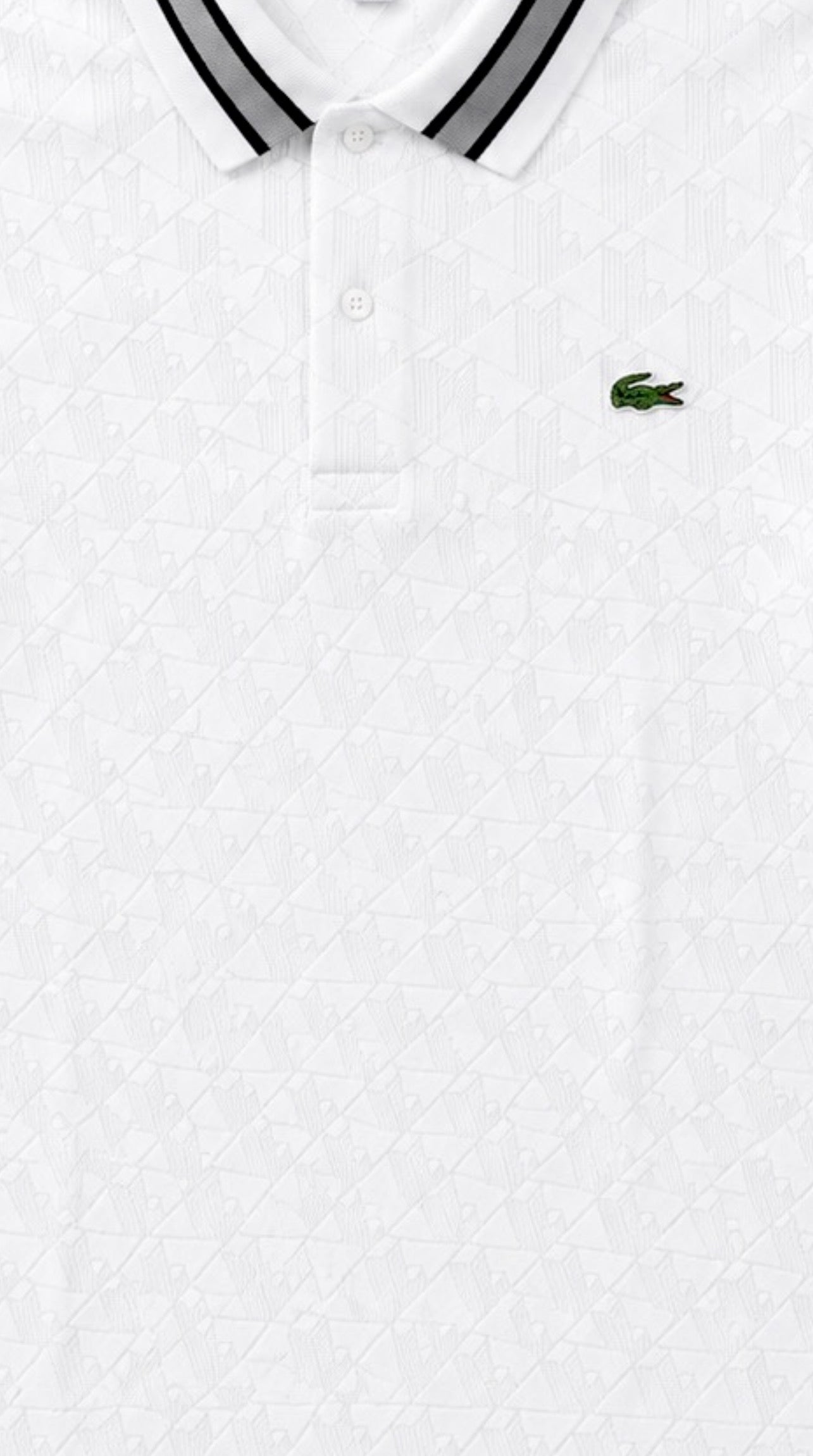 Lacoste Monogram Jacquard Polo Shirt