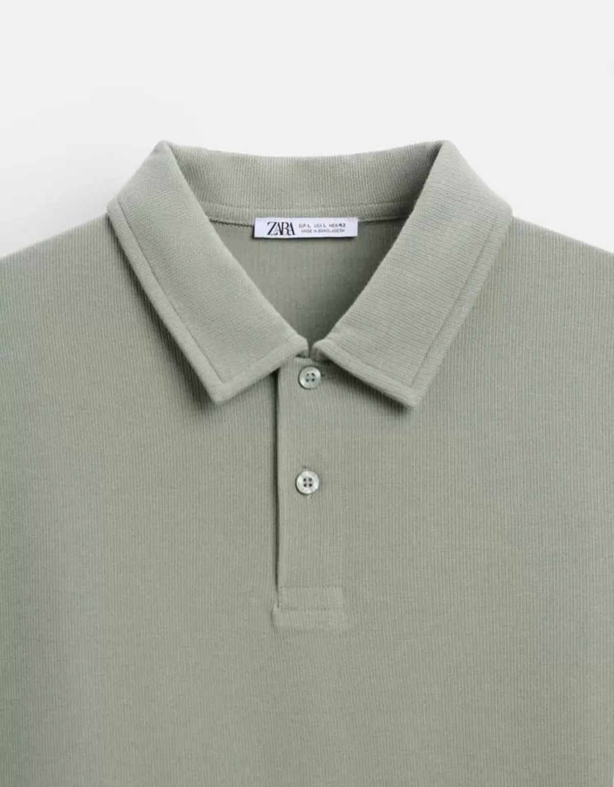 Zara knitted polo T shirt