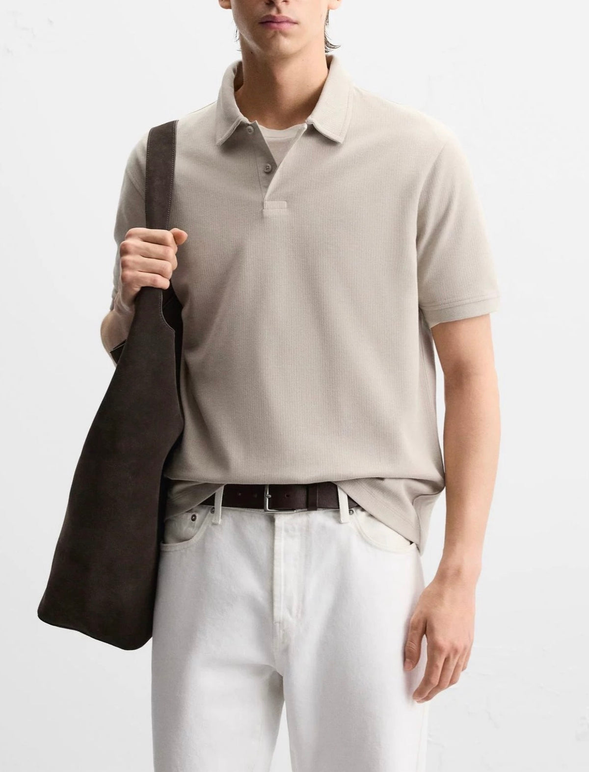 Zara knitted polo T shirt