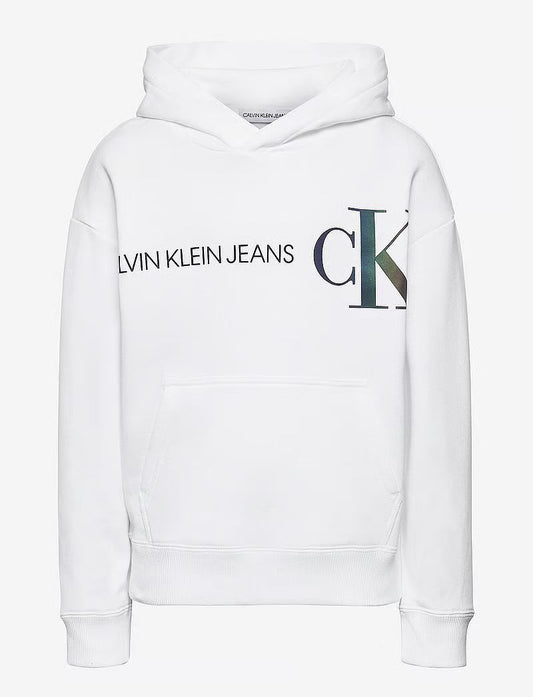Calvin Klein Jeans Kids REFLECTIVE LOGO HOODIE melton