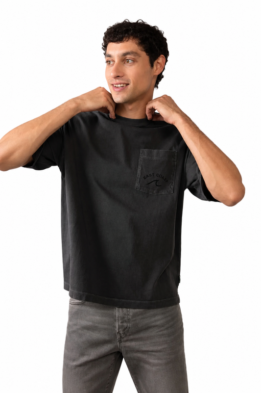AMRICAN EAGLE OVER SIZED TSHIRT GRY