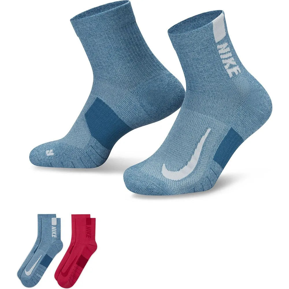 Nike Multiplier Ankles socks 2 pairs Unisex
