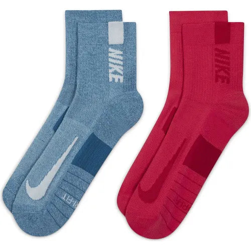 Nike Multiplier Ankles socks 2 pairs Unisex