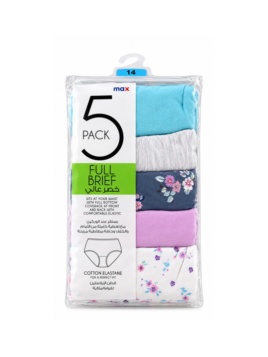 MaX women full brief 5 pack