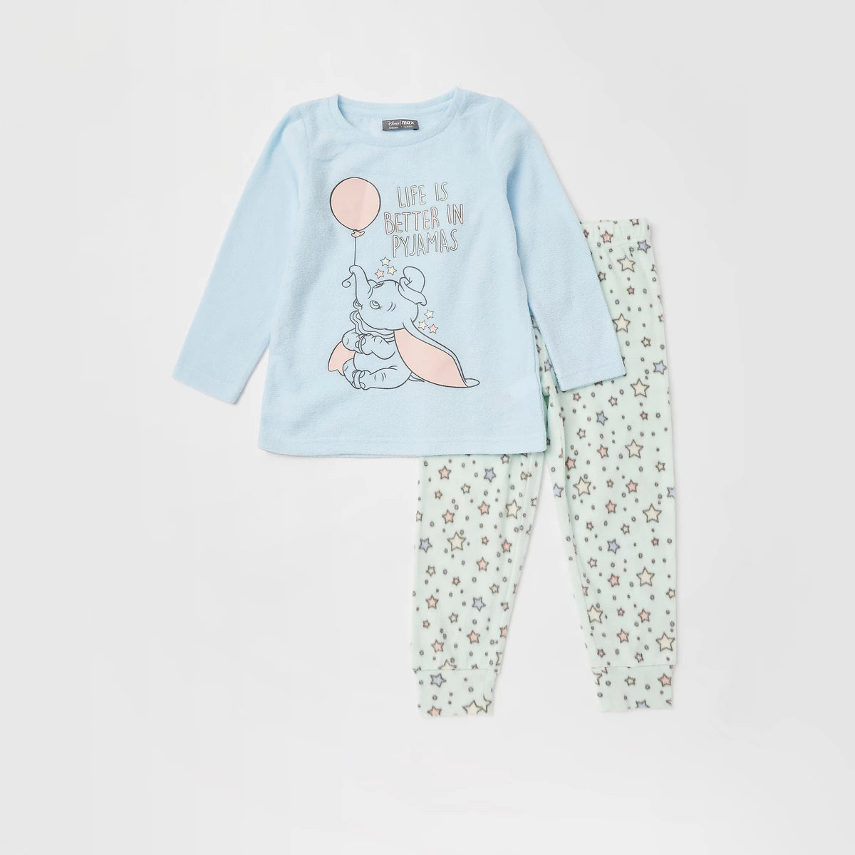 Dumbo Print T-shirt and All-Over Printed Pyjama Set