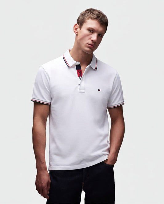 TOMMY HILFIGER SLIM FIT POLO TSHIRT  P-CLR