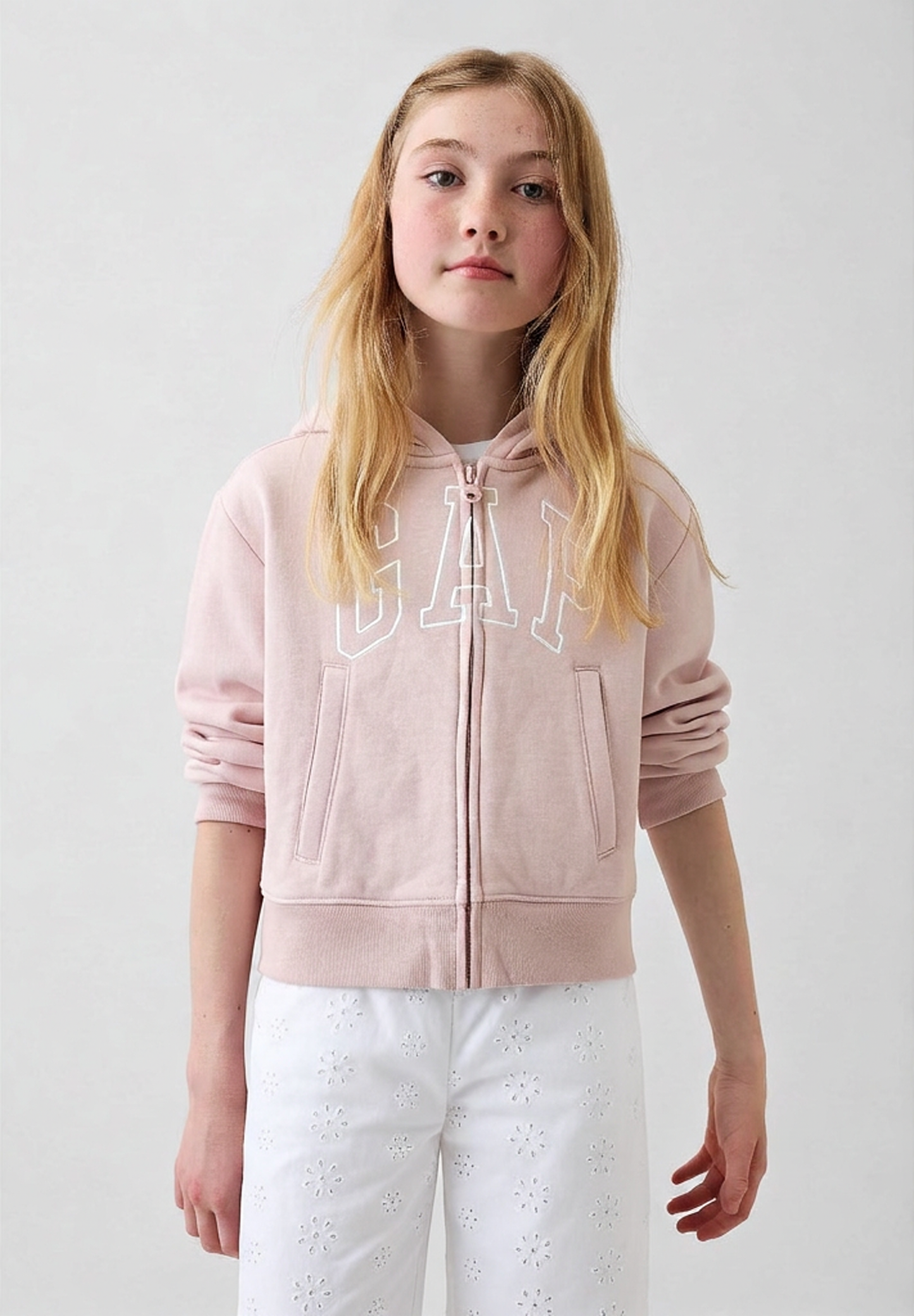 GAP GIRLS SWEATSHIRT NUDE BEIGE