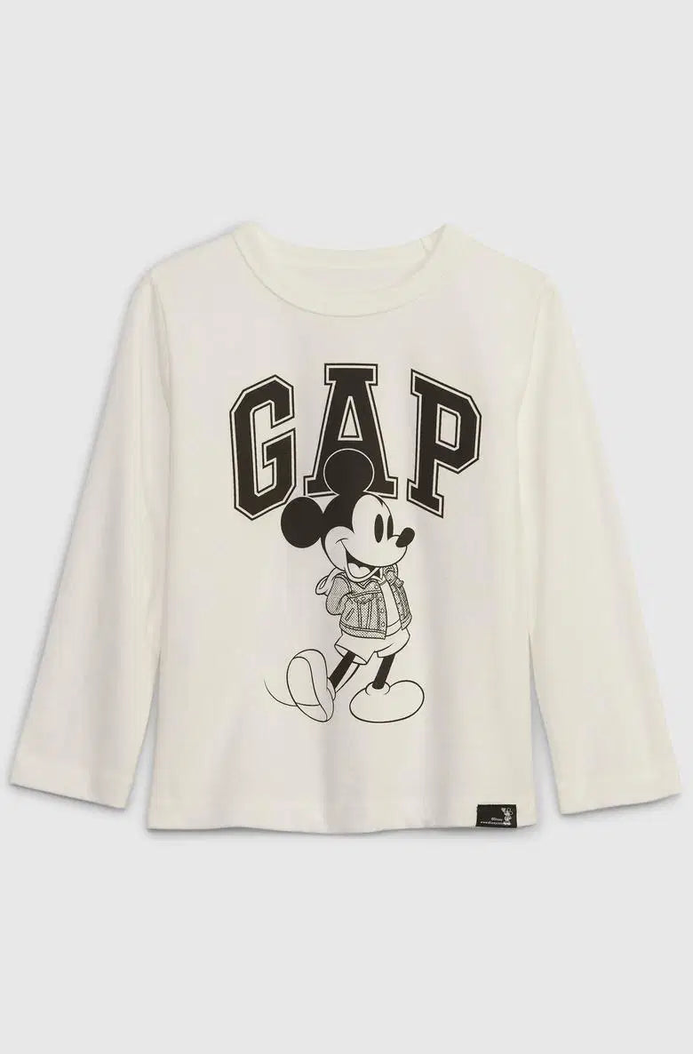 MICKY MOUSE X GAP LONG SLEEVE BOYS TSHIRT