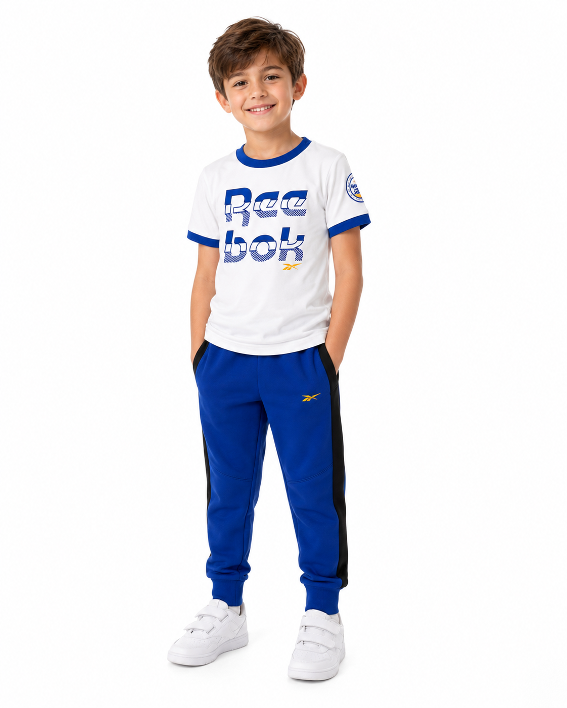 Reebok set 2-Tshirt-Pant cotton T-shirt Fleece Pant