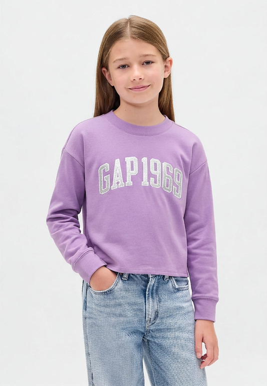 GAP GIRLS LONG SLEEVE COTTON TSHIRT