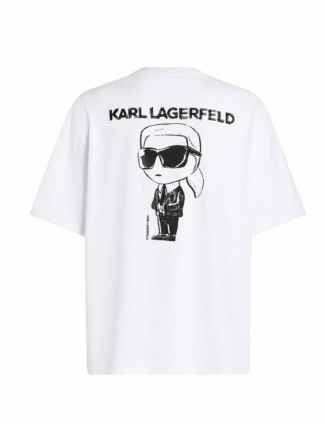 Karl Lagerfeld ikonk oversized white tshirt