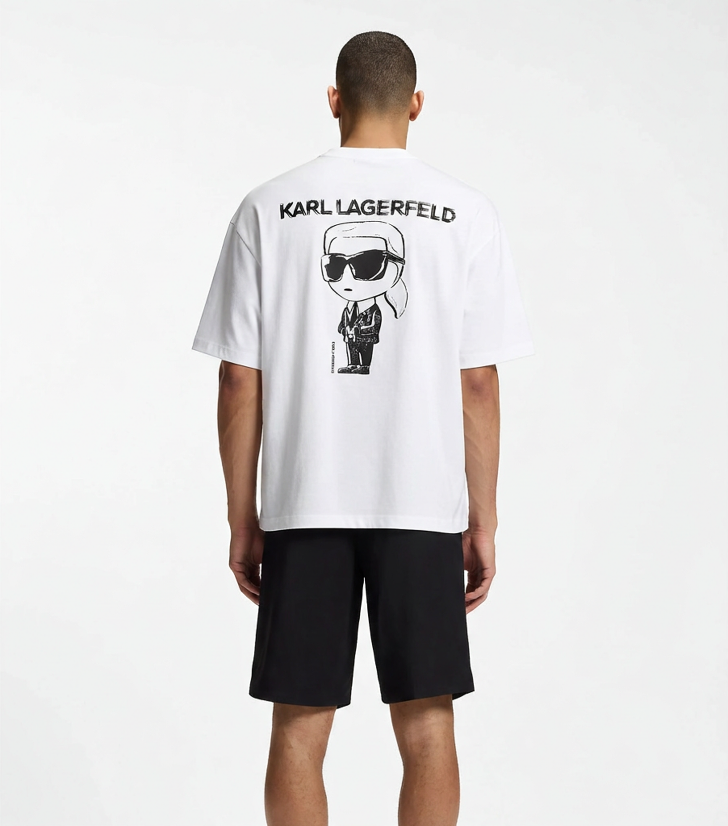 Karl Lagerfeld ikonk oversized white tshirt