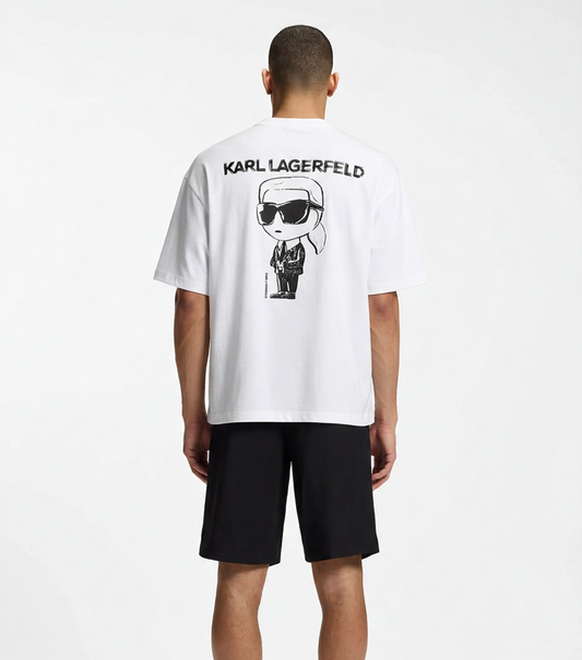 Karl Lagerfeld ikonk oversized white tshirt