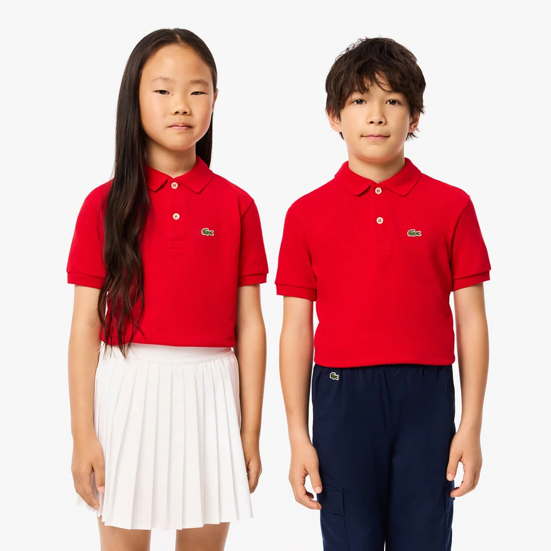 Lacoste unisex Petit Pique Polo Shirt red