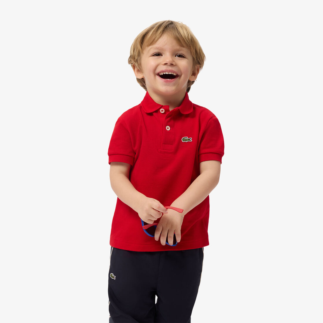 Lacoste unisex Petit Pique Polo Shirt red