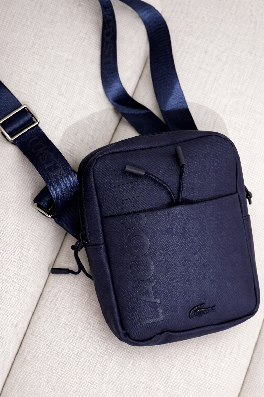Lacoste leather cross bag