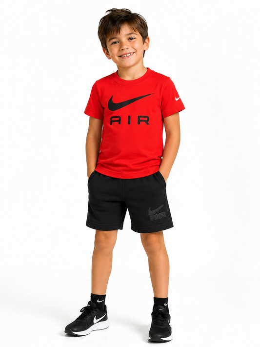Short sleeve tracksuits Children Unisex Nike - B Nsw Air Short Set - Black