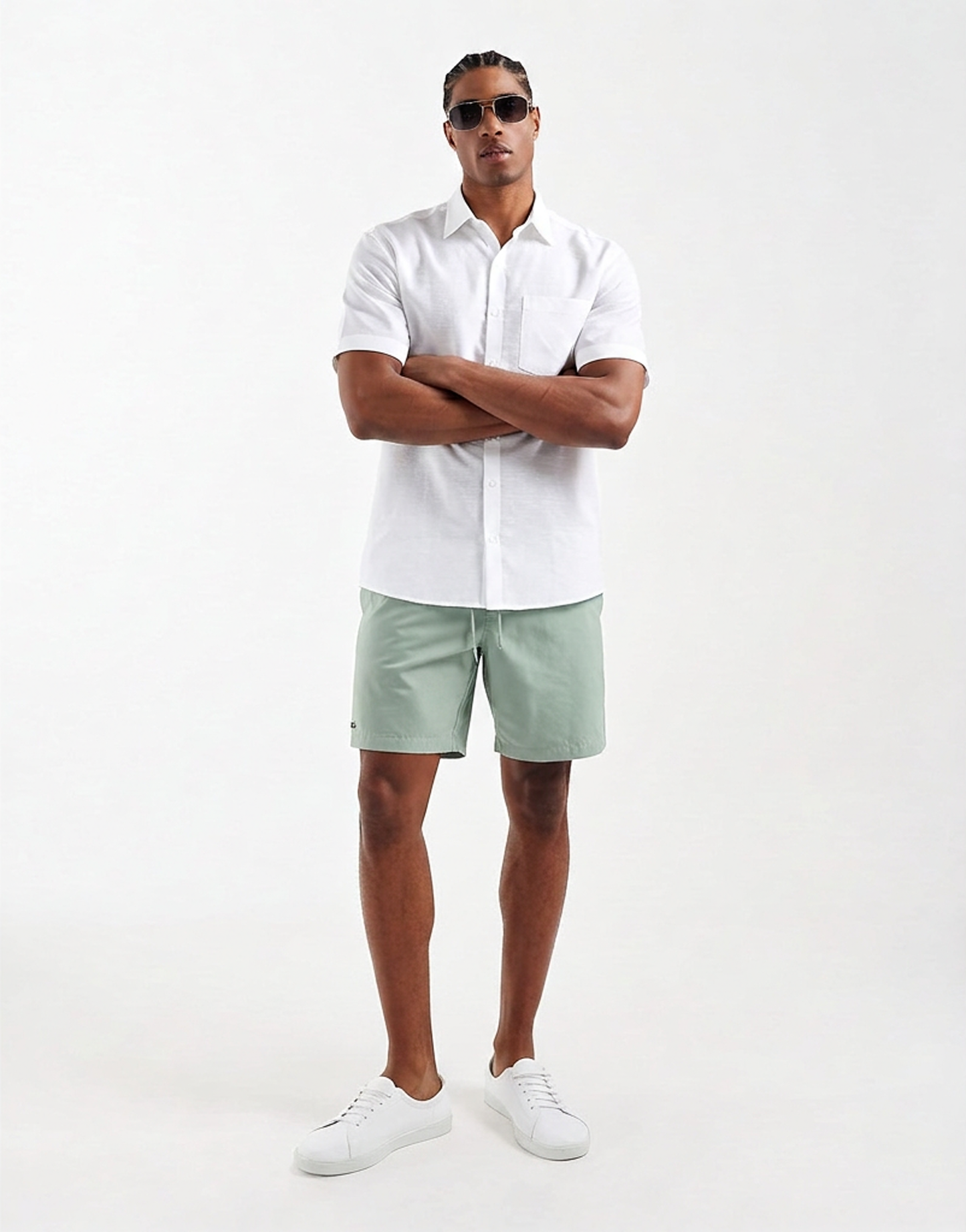 Lacoste Men's Light Quick-Dry Shorts mint green