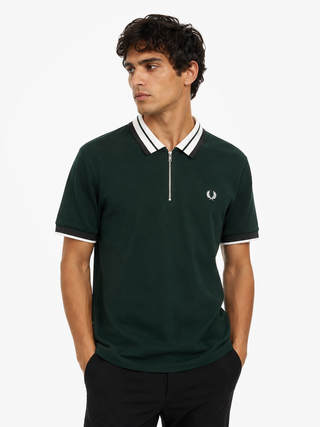 Fred Perry dark green  polo shirt