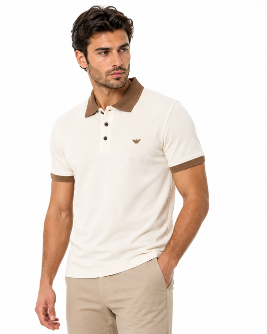Emporio armani logo  slim fit polo tshirt