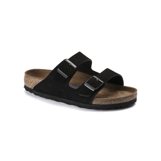 BIRKENSTOCK Arizona suede sandals Black