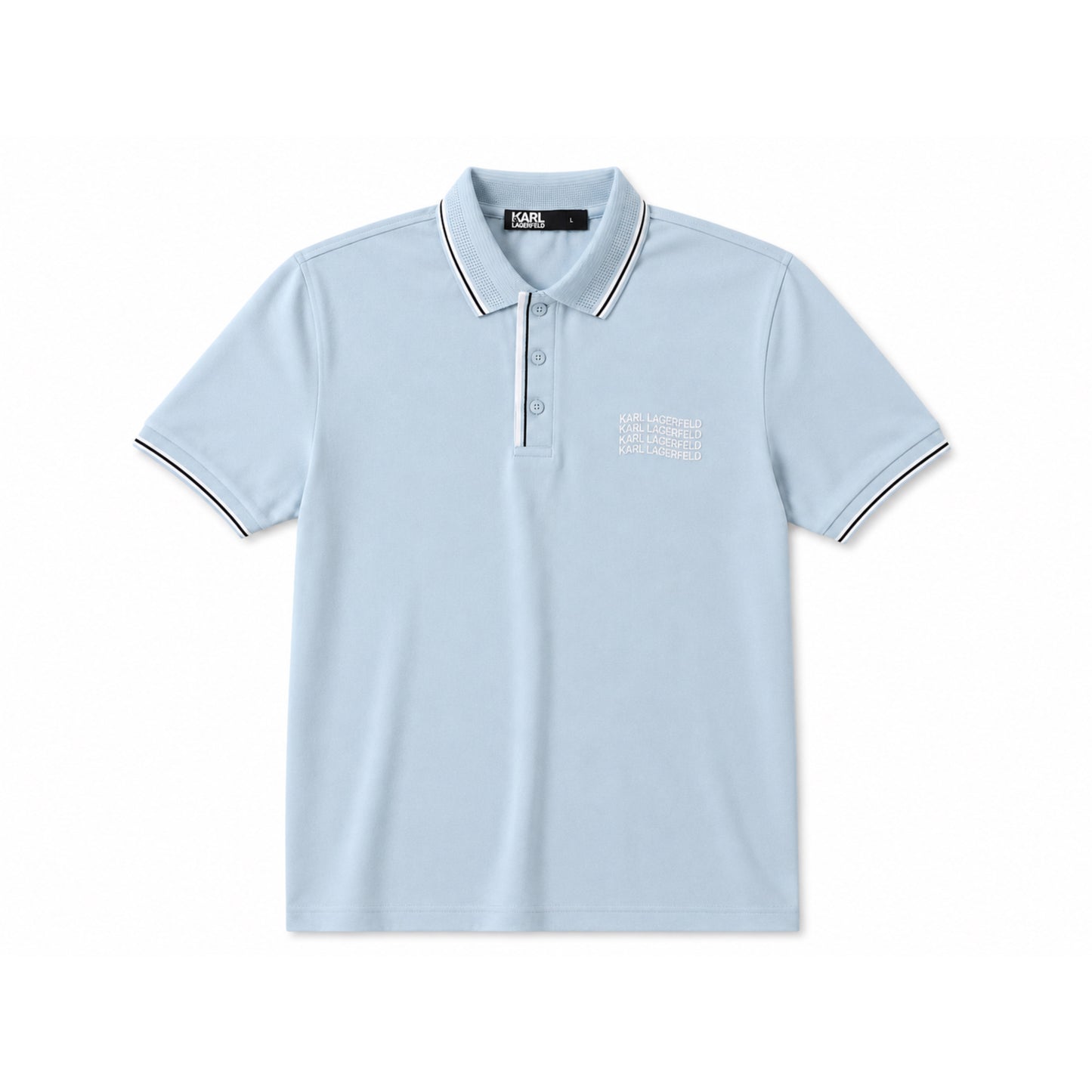 Karl Lagerfeld polo shirt baby blue