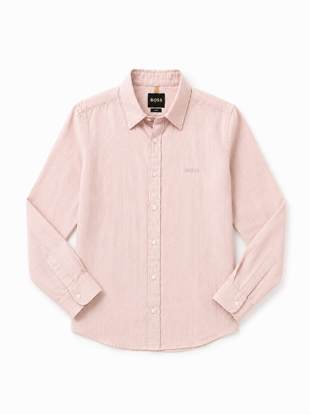 BOSS rose Relegant  Slim Fit 100% Linen Shirt