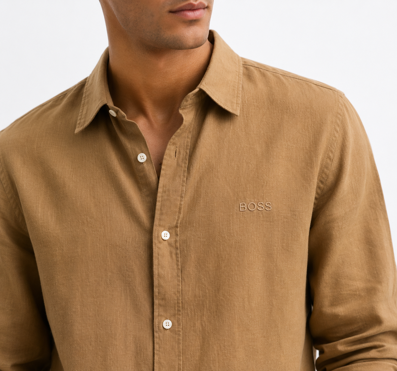 BOSS krk  Relegant  Slim Fit 100% Linen Shirt
